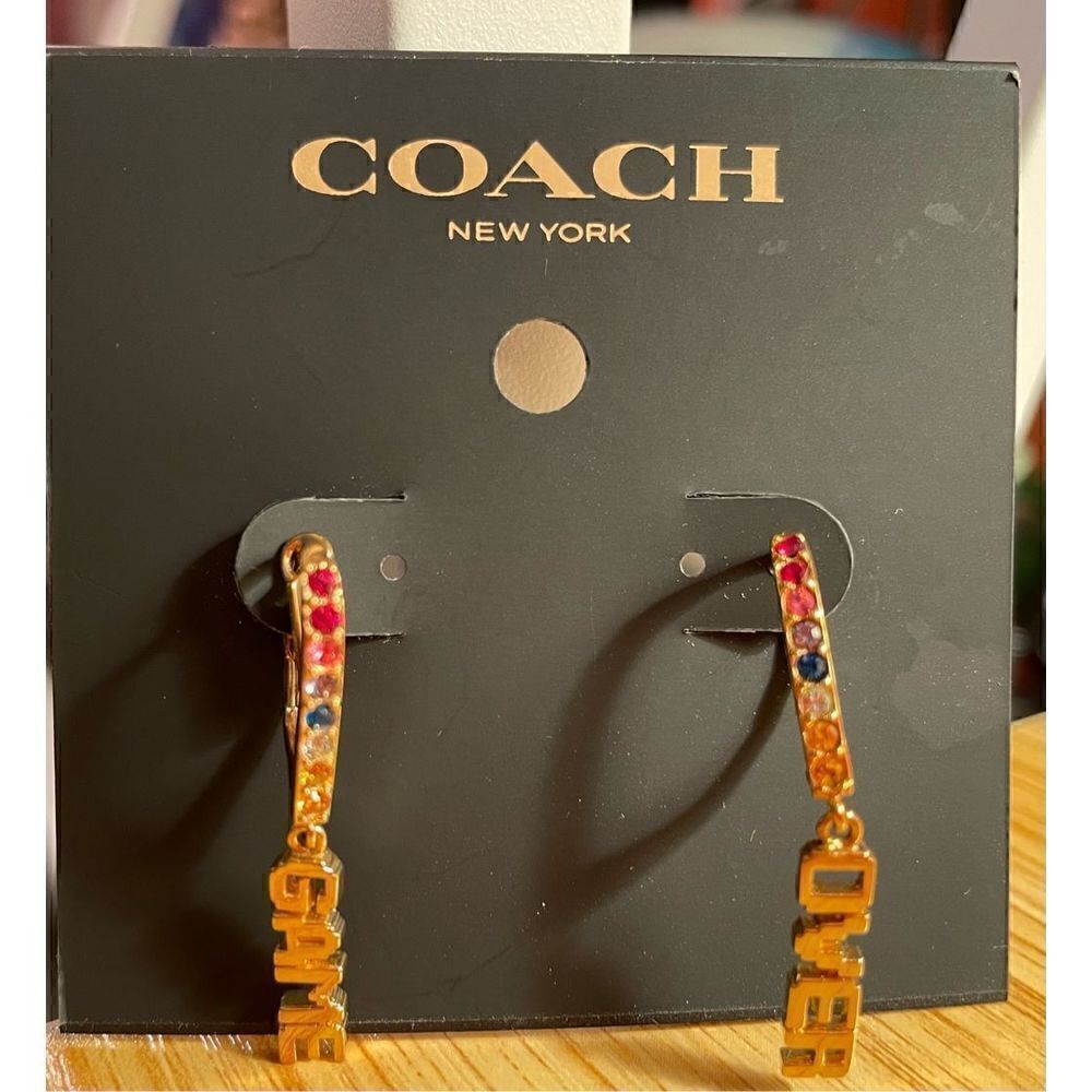 Coach x Pac-man Game Over Earrings Ltd. Ed. NWT